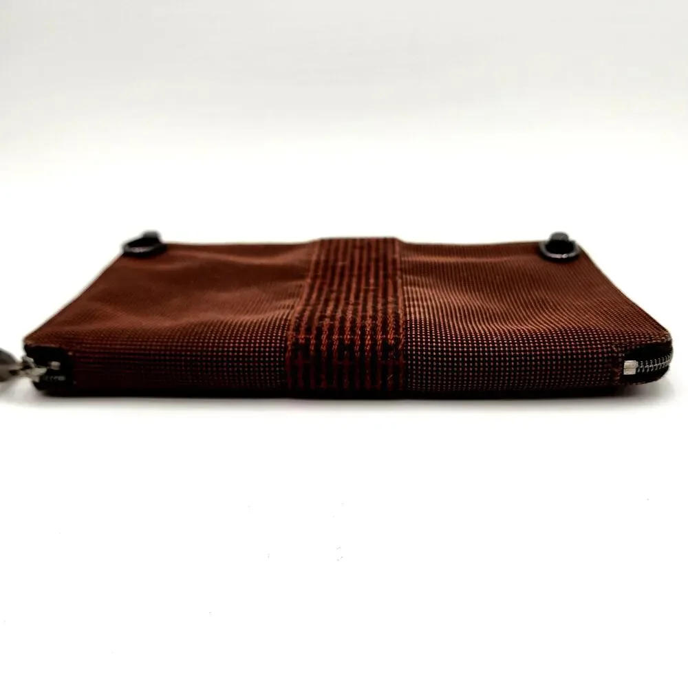 Hermes Round Zipper Long Wallet Yale Line Perth Gm Dark - Picture 9 of 16